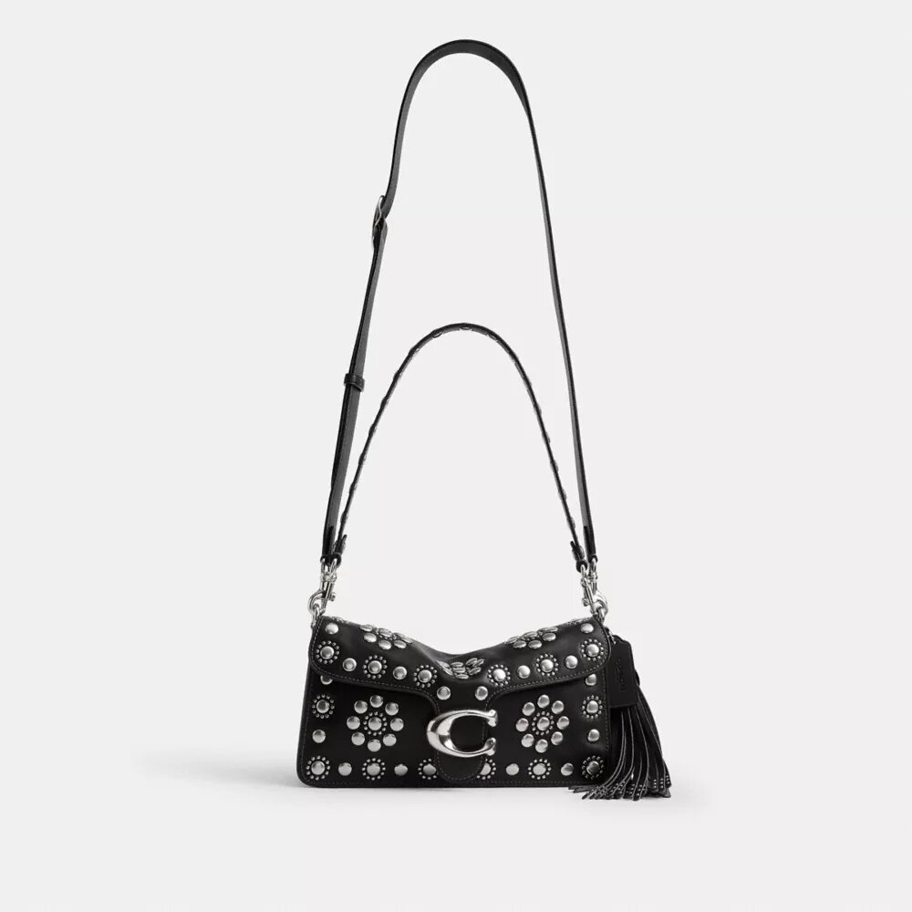 Sac porté épaule Tabby 26 avec rivets western