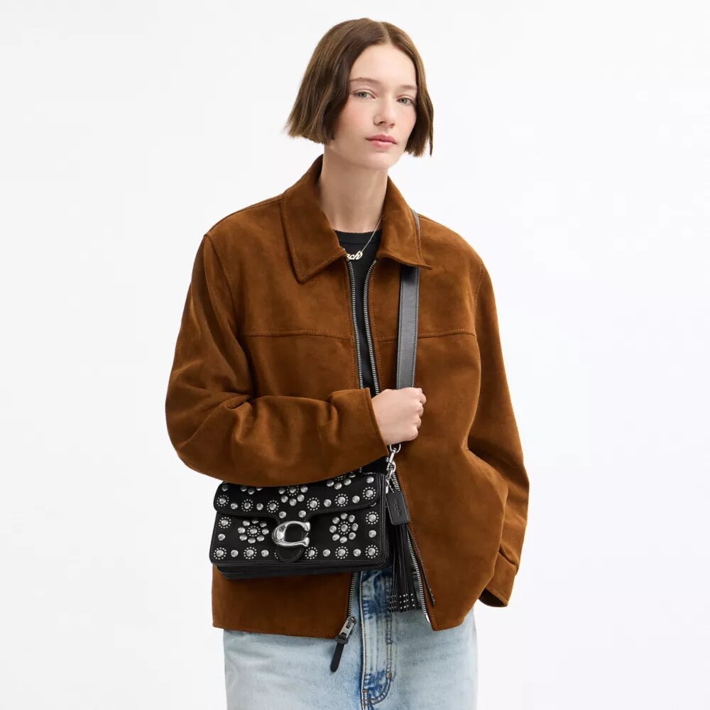Sac porté épaule Tabby 26 avec rivets western