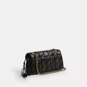 Sac porté épaule Tabby 26 en cuir patiné avec matelassage