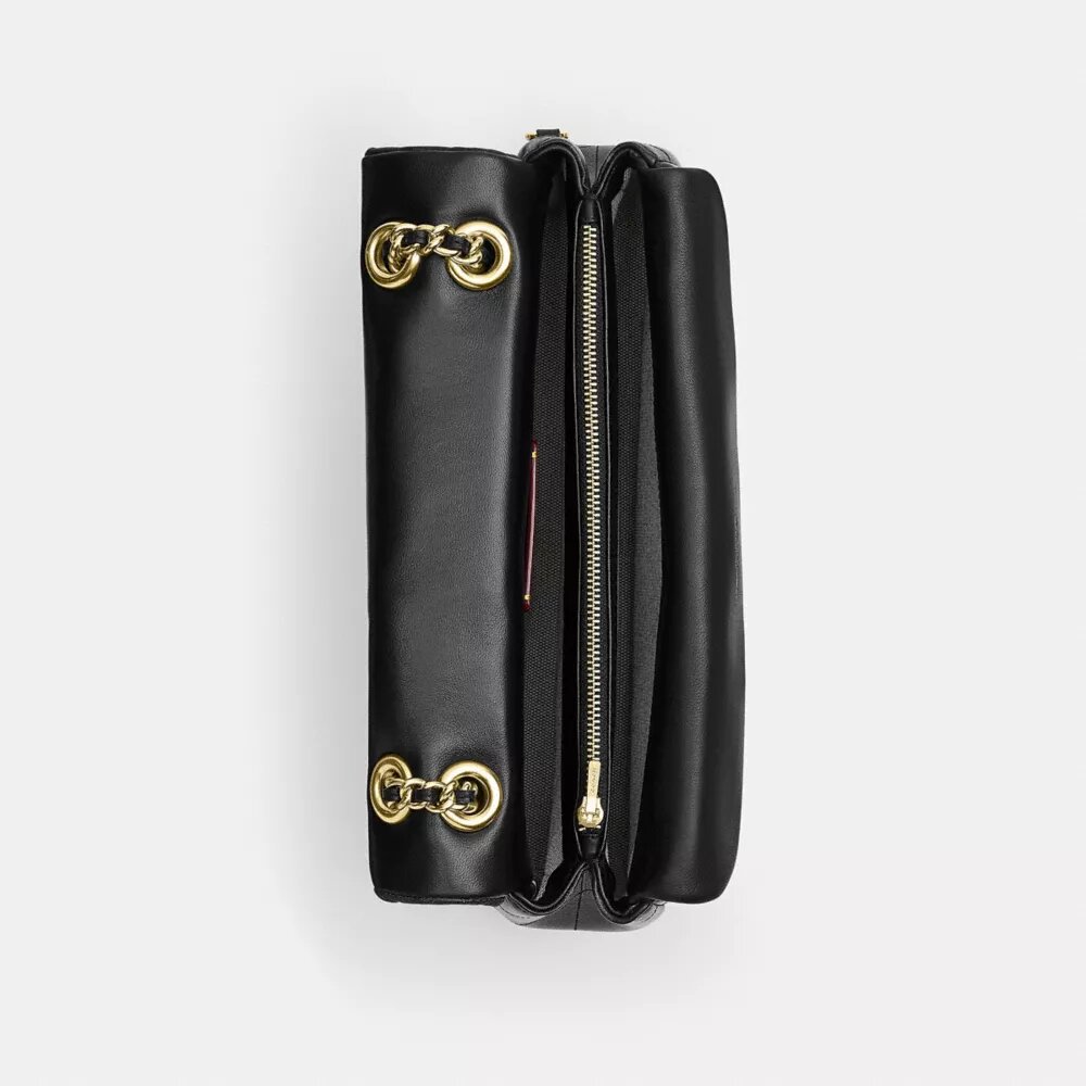 Sac porté épaule Tabby 26 en cuir patiné avec matelassage