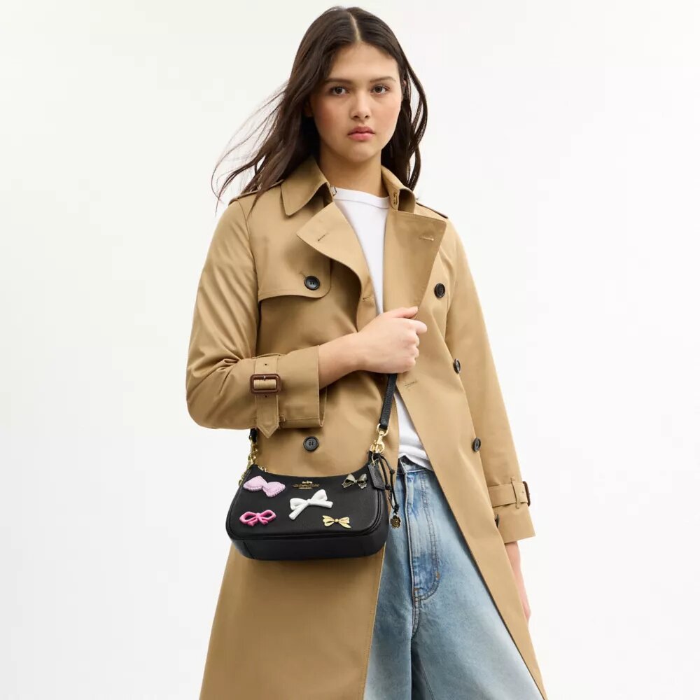 Sac porté épaule Teri avec nœuds et Charms