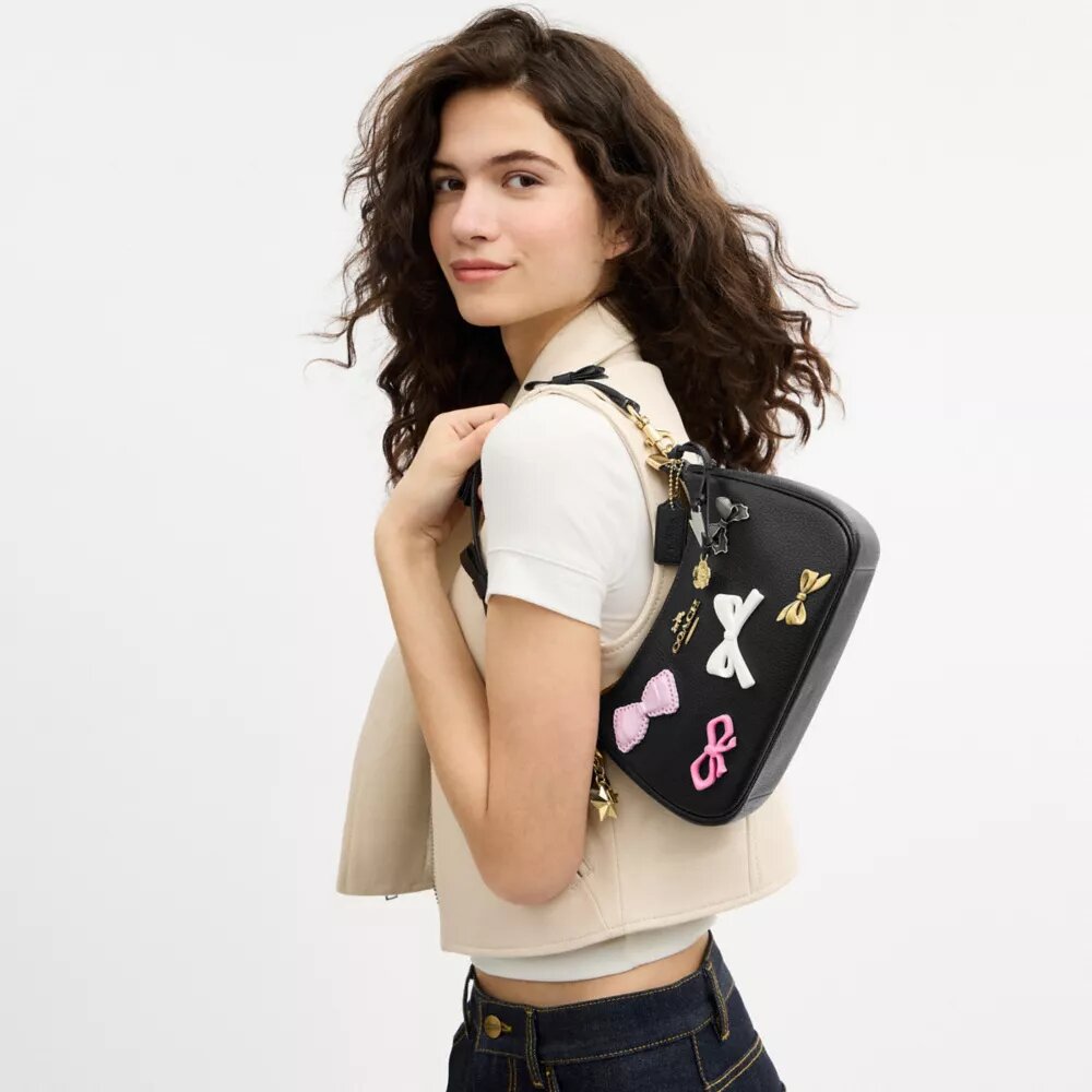 Sac porté épaule Teri avec nœuds et Charms