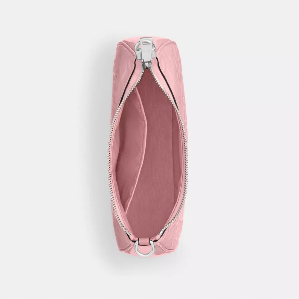 Sac porté épaule Teri en cuir signature avec breloque en forme de cœur