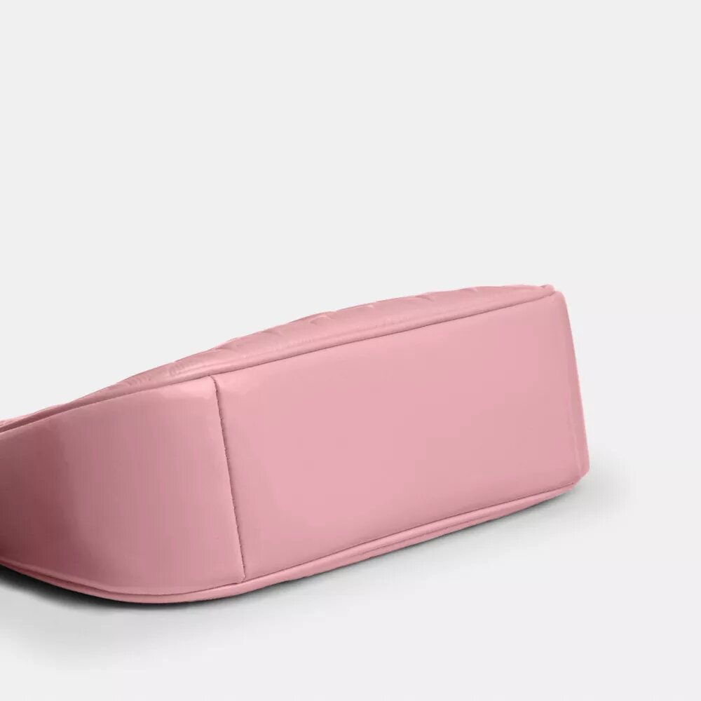 Sac porté épaule Teri en cuir signature avec breloque en forme de cœur