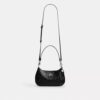 Sac porté épaule Teri en cuir Signature avec breloque en forme de cœur