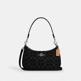 Sac porté épaule Teri en denim emblématique