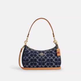 Sac porté épaule Teri en denim emblématique
