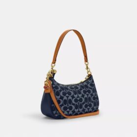 Sac porté épaule Teri en denim emblématique