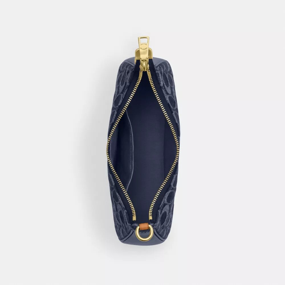 Sac porté épaule Teri en denim emblématique