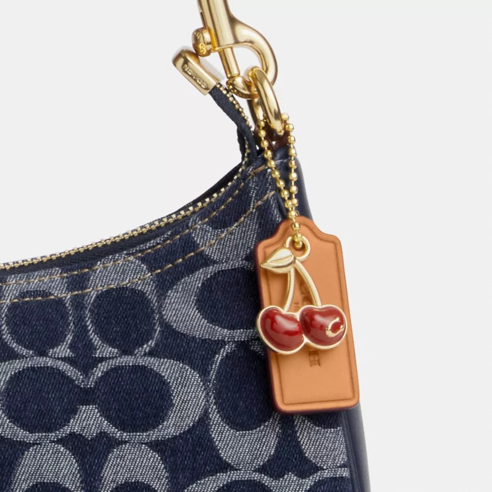 Sac porté épaule Teri en denim emblématique
