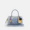 Sac Rowan en denim « Loved » avec Charms