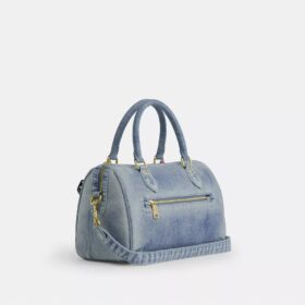 Sac Rowan en denim « Loved » avec Charms