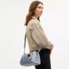 Sac Rowan en denim « Loved » avec Charms