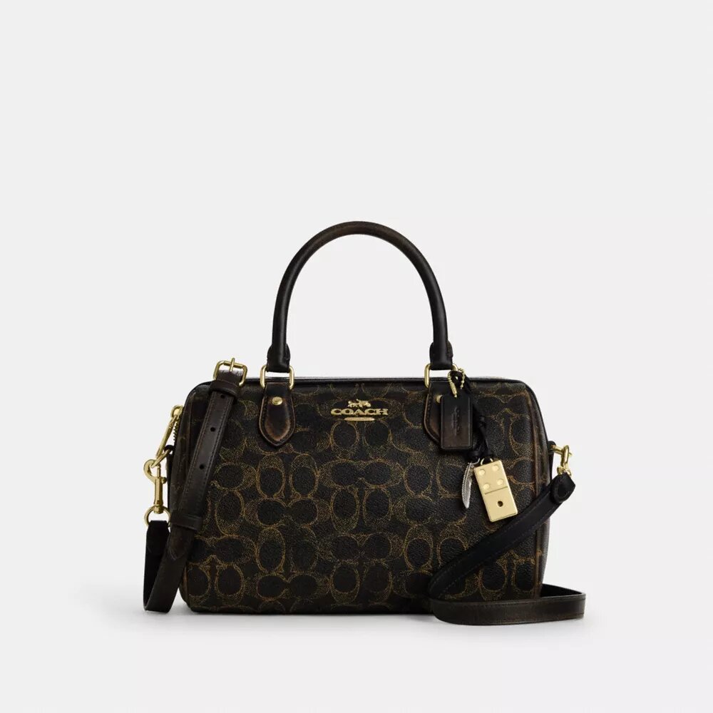 Sac Rowan en Signature Canvas avec Charms