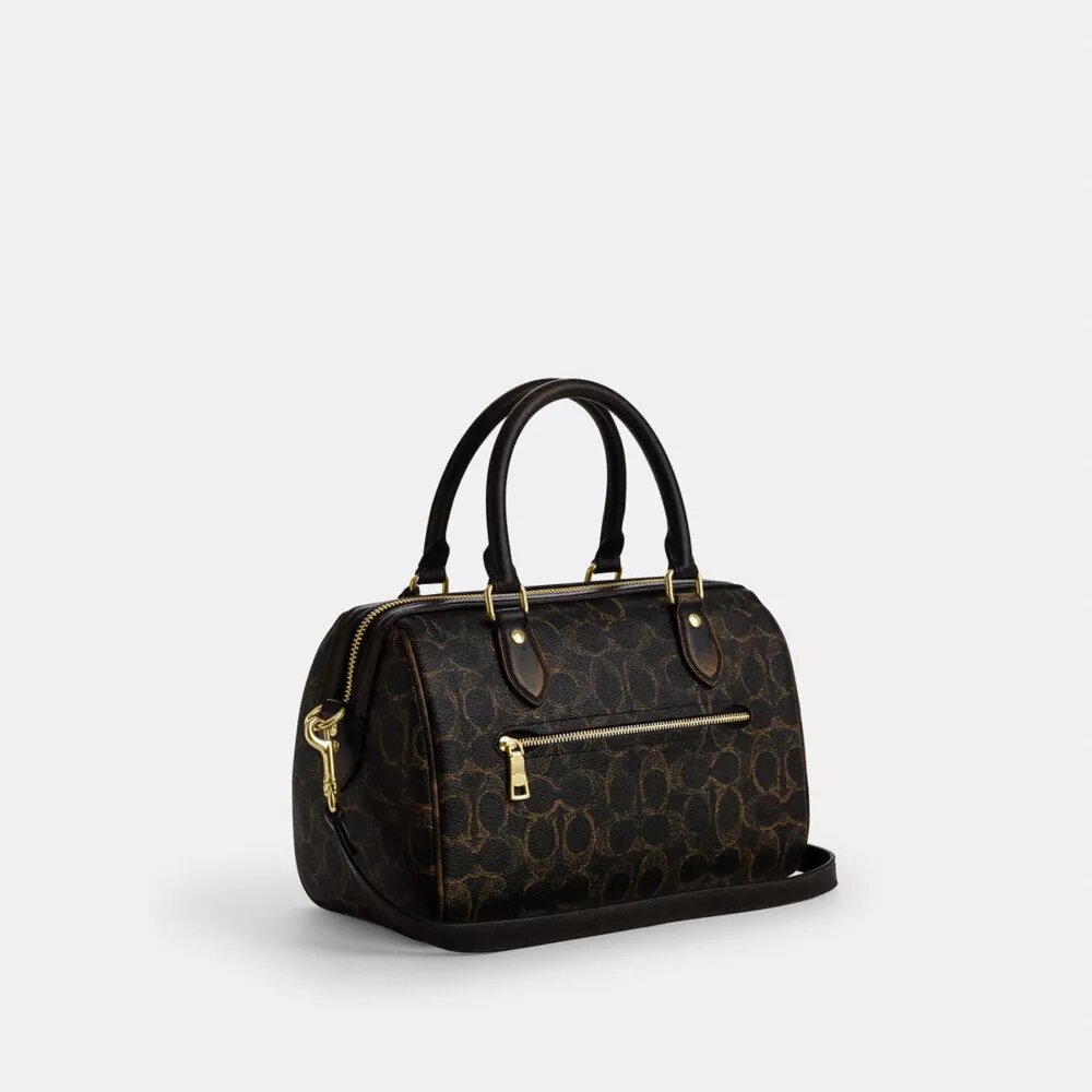 Sac Rowan en Signature Canvas avec Charms