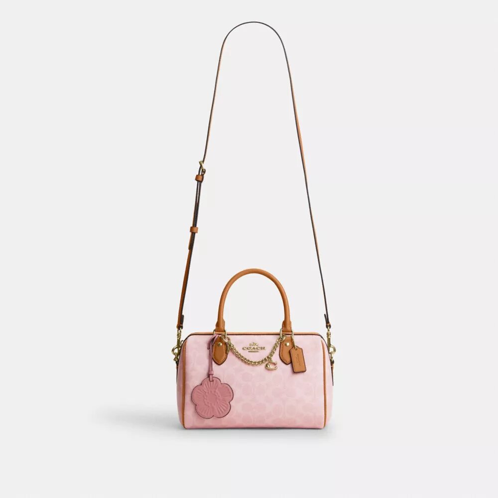 Sac Rowan en Signature Canvas avec Charms