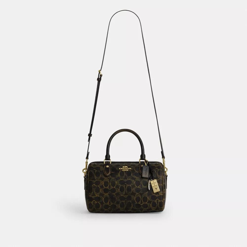 Sac Rowan en Signature Canvas avec Charms