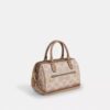 Sac satchel Rowan en Signature Canvas à motifs géométriques