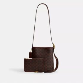 Sac seau Bleecker 21 en Signature Canvas
