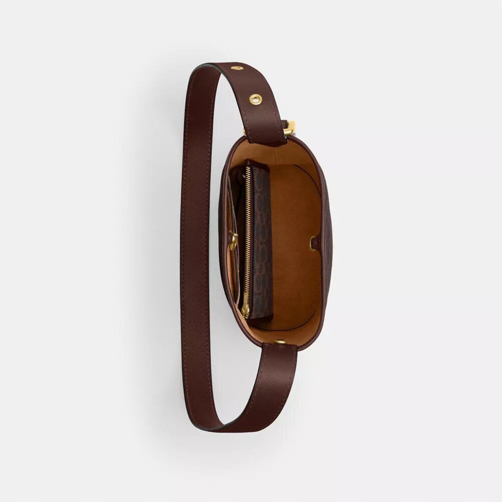 Sac seau Bleecker 21 en Signature Canvas
