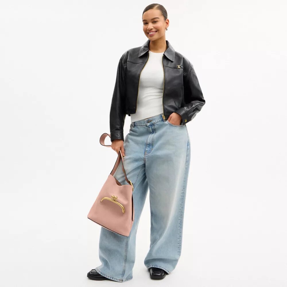 Sac seau Bleecker avec fermeture Kisslock