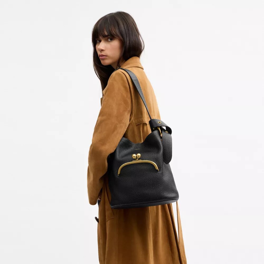 Sac seau Bleecker avec fermeture Kisslock