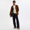 Sac seau Bleecker en peau de mouton