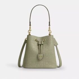 Sac seau Rowan en cuir emblématique