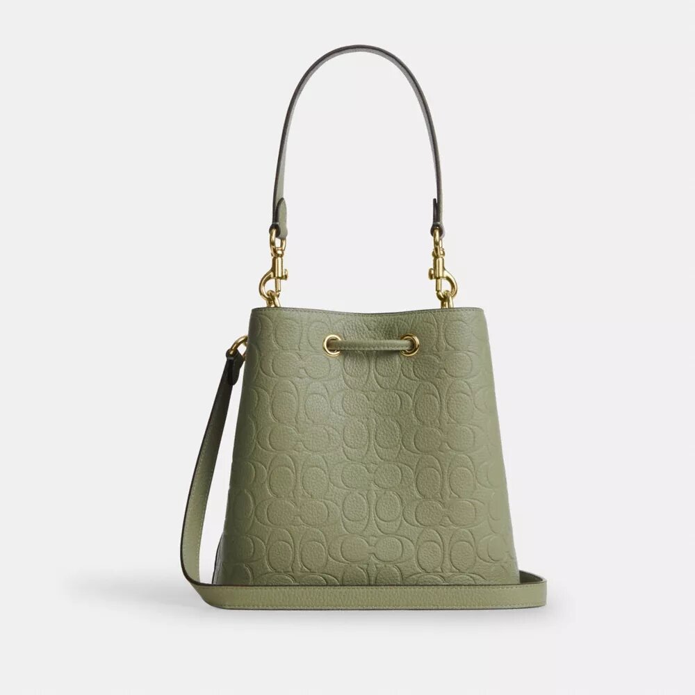 Sac seau Rowan en cuir emblématique