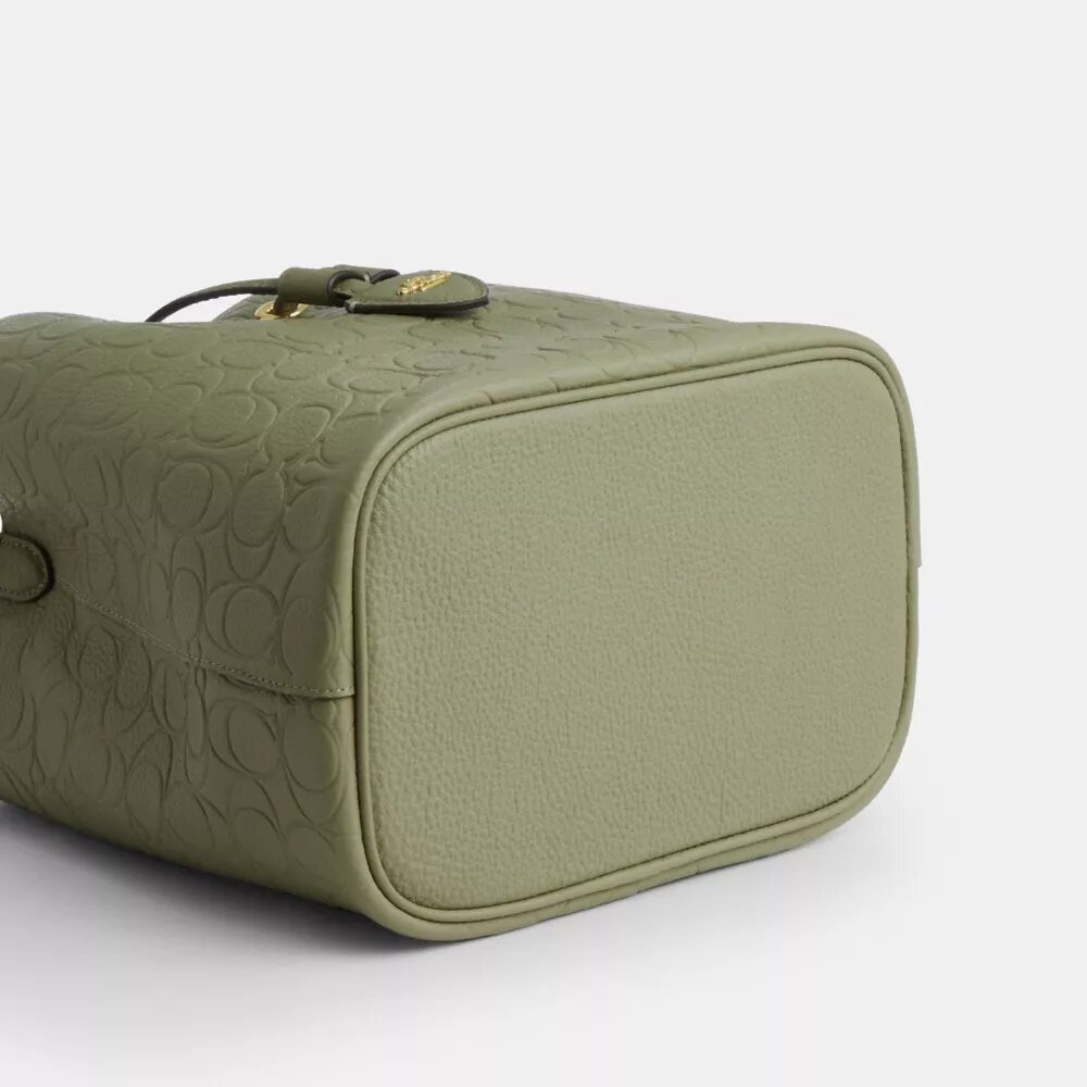 Sac seau Rowan en cuir emblématique