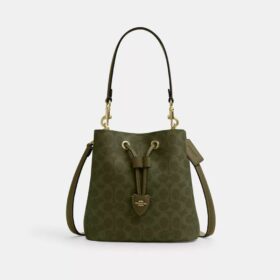 Sac seau Rowan en Signature Canvas