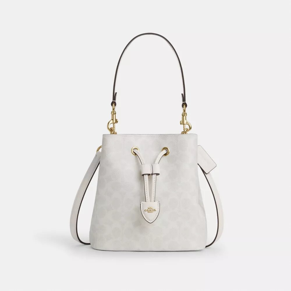 Sac seau Rowan en Signature Canvas