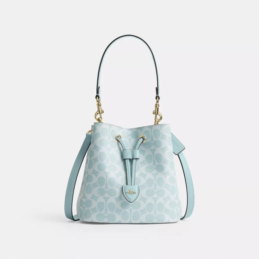 Sac seau Rowan en Signature Canvas