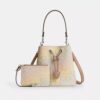 Sac seau Rowan en Signature Canvas