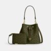 Sac seau Rowan en Signature Canvas