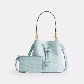 Sac seau Rowan en Signature Canvas