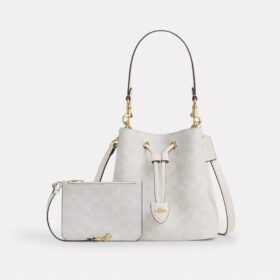 Sac seau Rowan en Signature Canvas