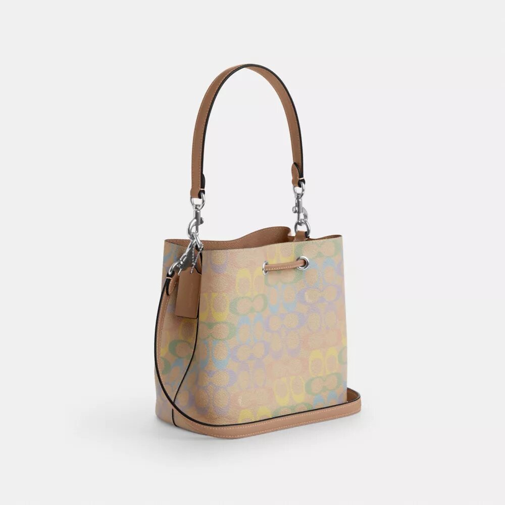 Sac seau Rowan en Signature Canvas