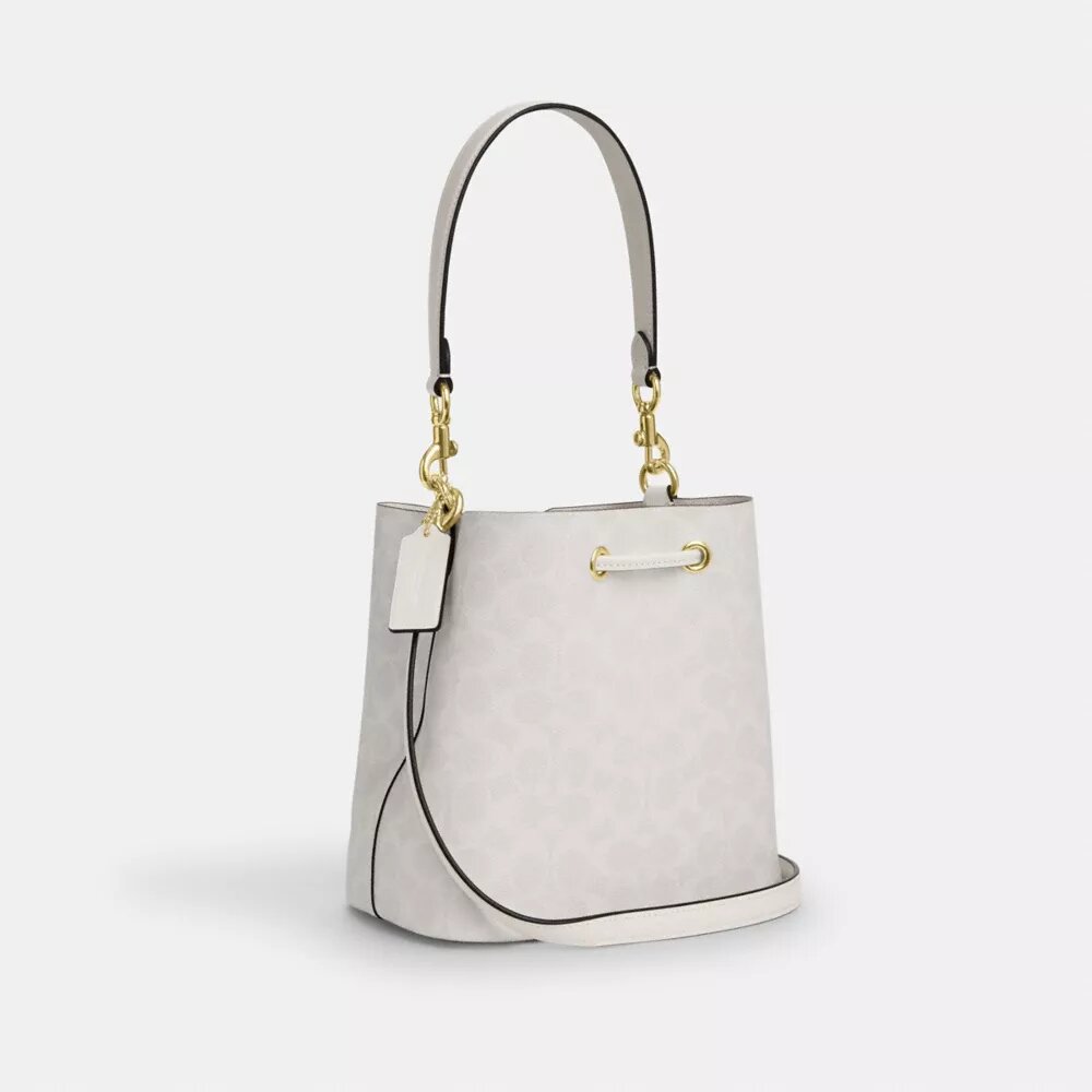 Sac seau Rowan en Signature Canvas