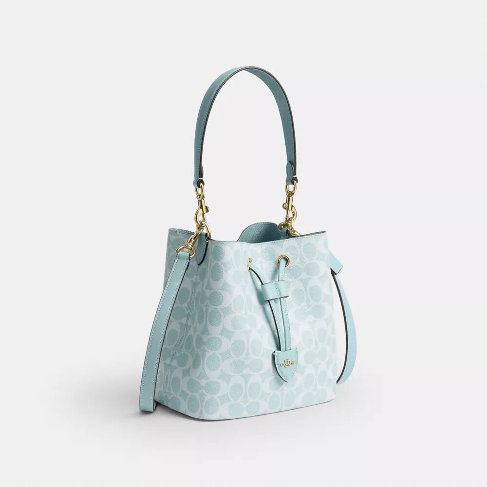 Sac seau Rowan en Signature Canvas