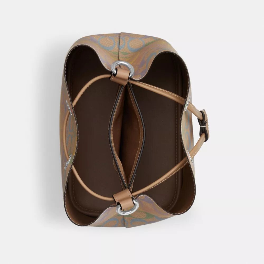 Sac seau Rowan en Signature Canvas