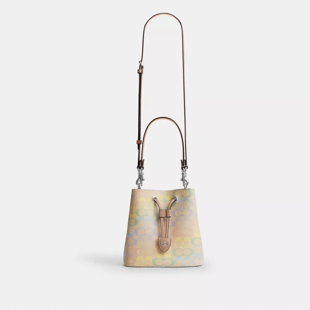 Sac seau Rowan en Signature Canvas