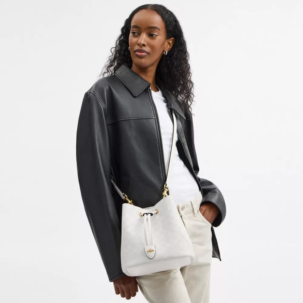 Sac seau Rowan en Signature Canvas