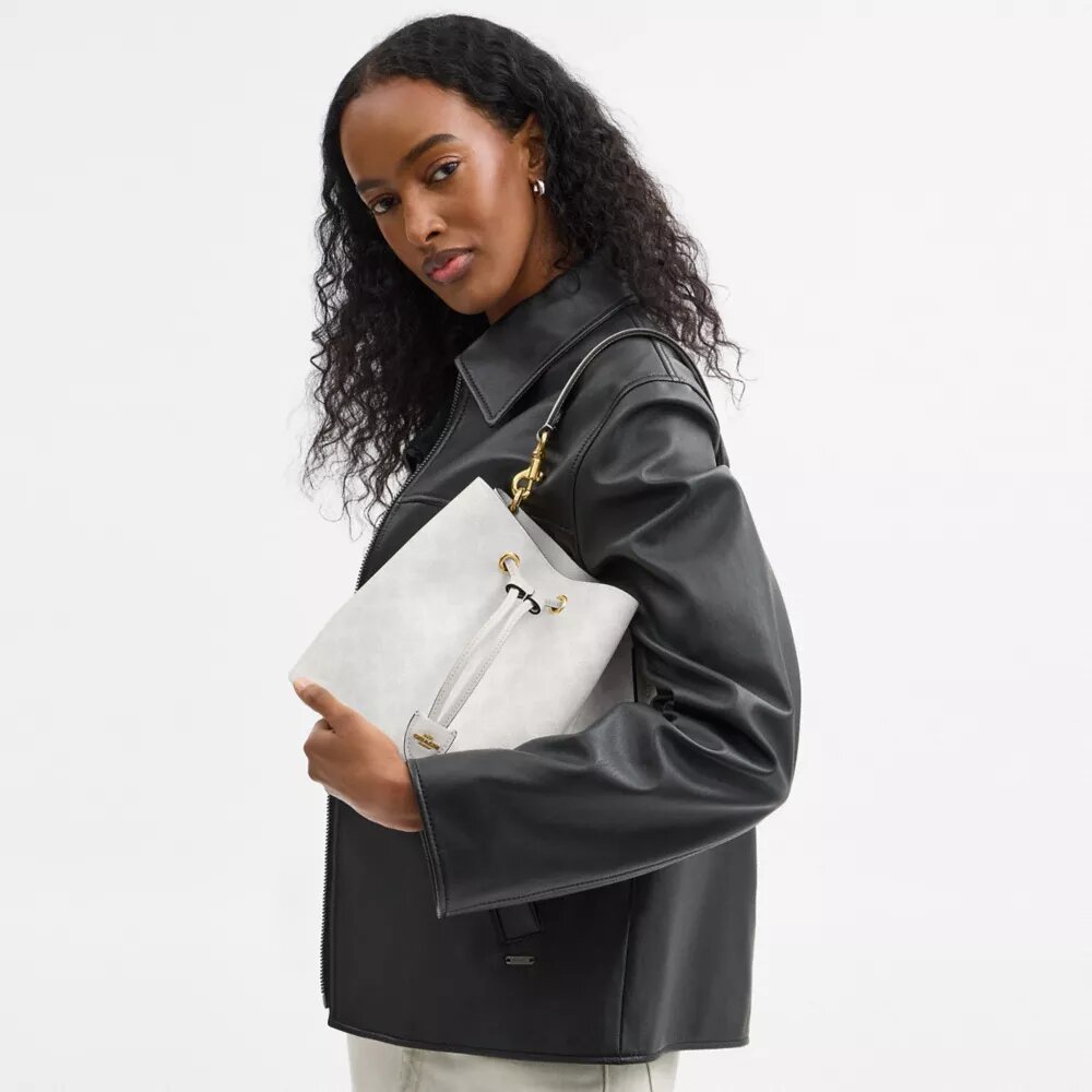 Sac seau Rowan en Signature Canvas
