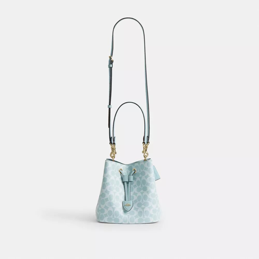 Sac seau Rowan en Signature Canvas