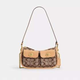 Sac Waverly à double Turnlock en jacquard emblématique