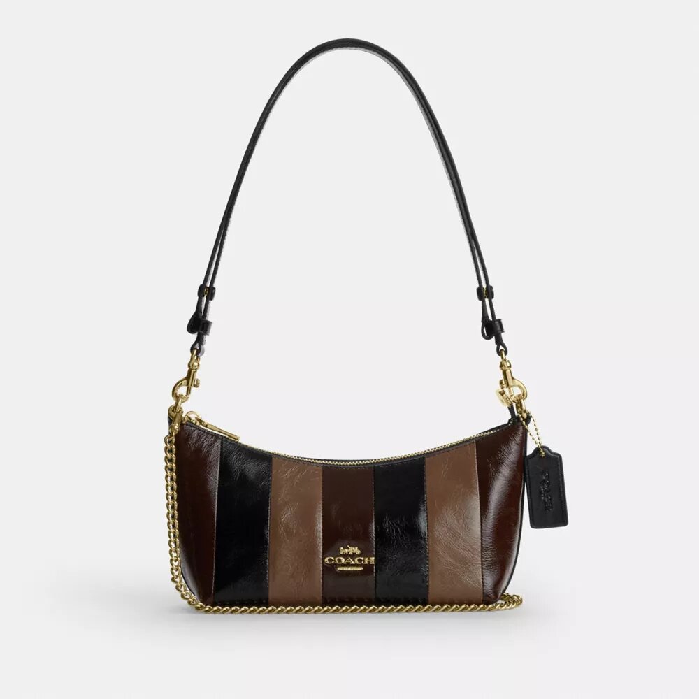 Sacs porté épaule Caitlin avec patchwork rayé