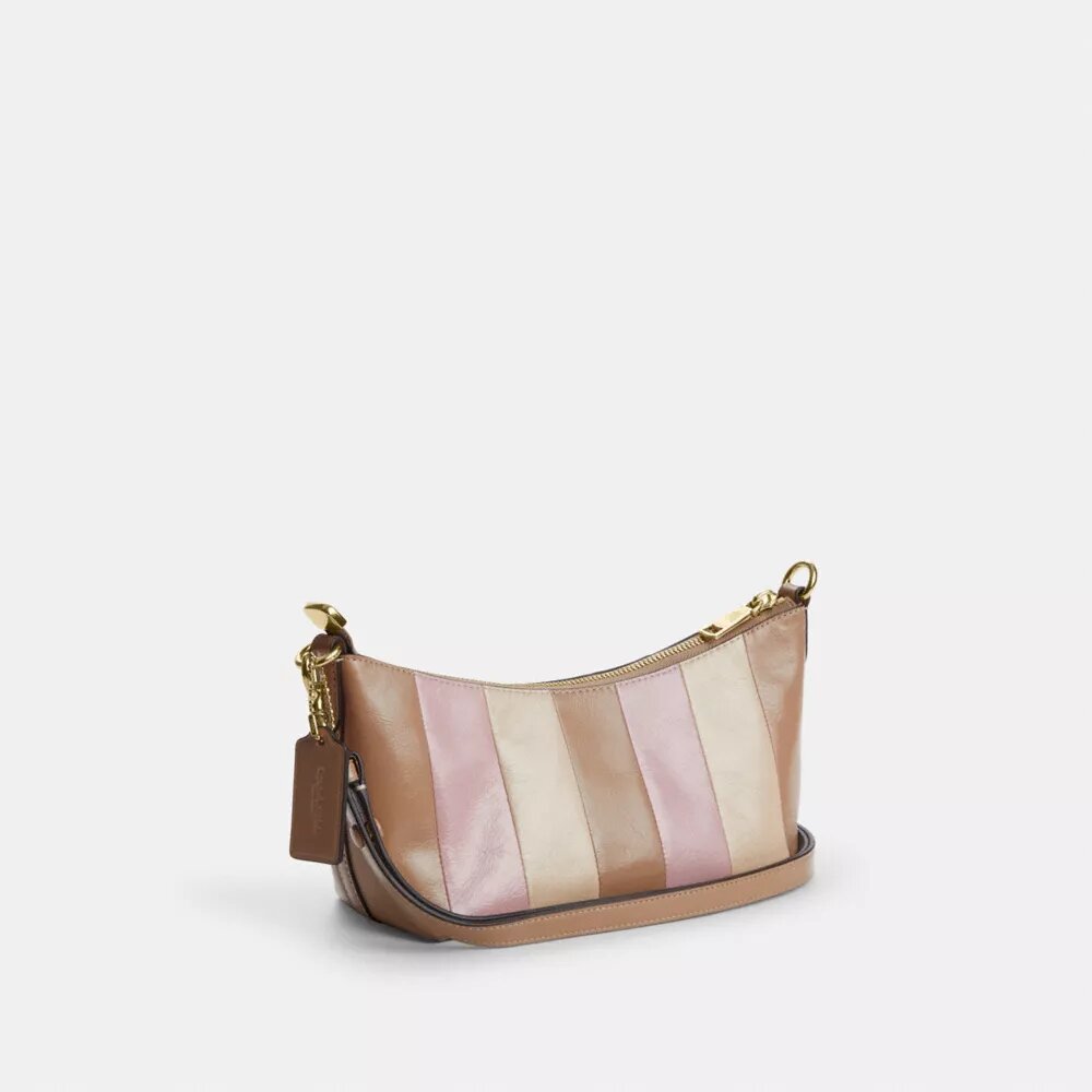 Sacs porté épaule Caitlin avec patchwork rayé
