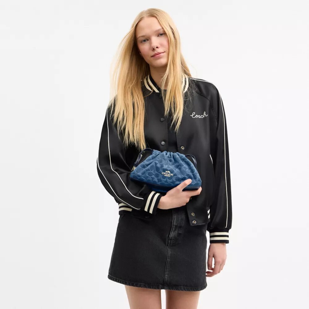 Sacs porté épaule Faye en denim emblématique