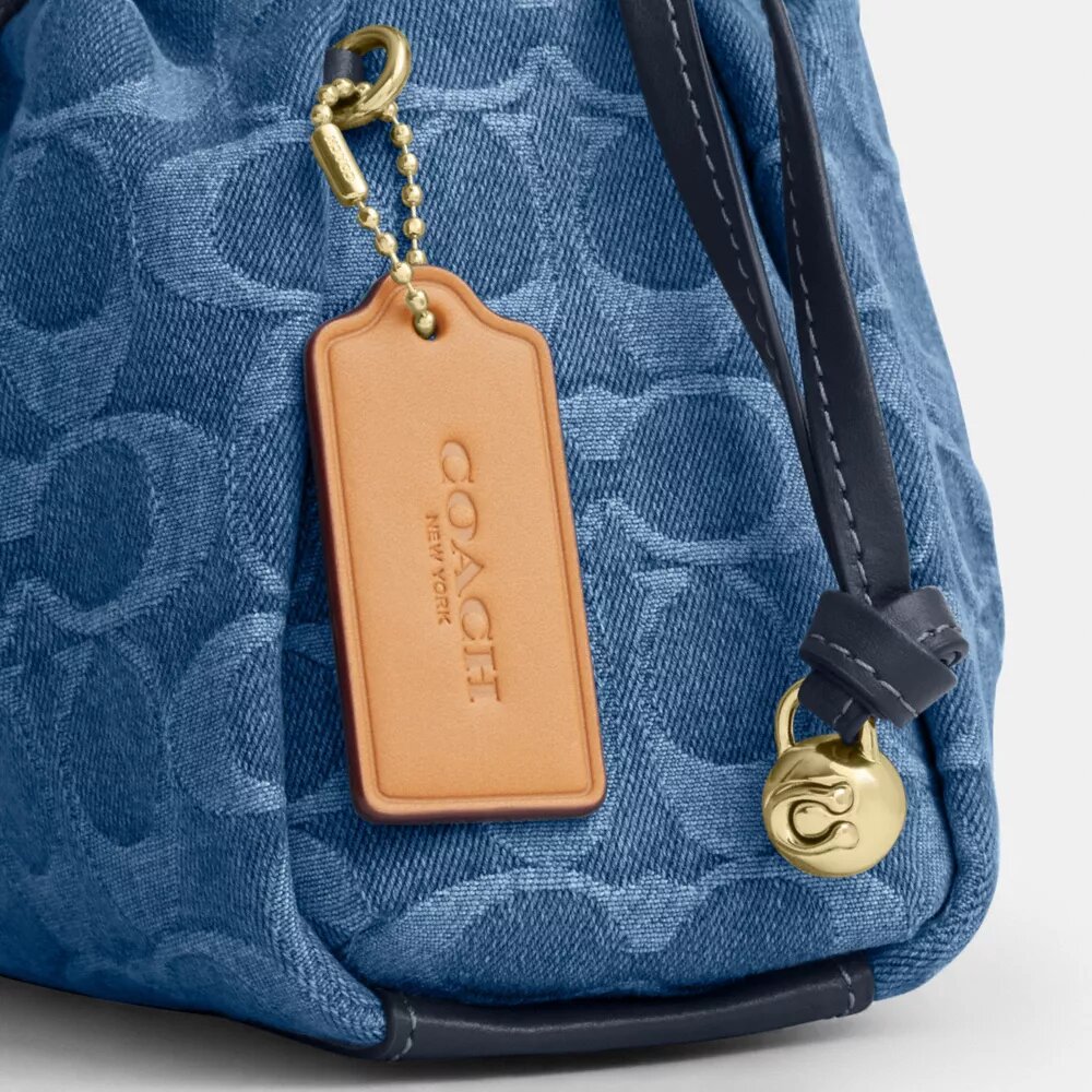 Sacs porté épaule Faye en denim emblématique